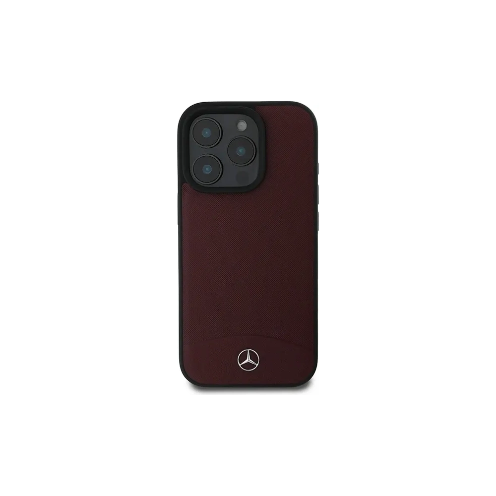 Hurtownia GSM - Mercedes MEHMP16X23RBARR Apple iPhone 16 Pro Max Hartschale strukturiert und glatt Leder MagSafe rot - MRS269 - {ean13} - Hurt