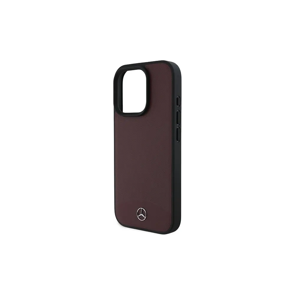 Hurtownia GSM - Mercedes MEHMP16X23RBARR Apple iPhone 16 Pro Max Hartschale strukturiert und glatt Leder MagSafe rot - MRS269 - {ean13} - Hurt