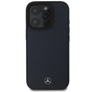 Wholesale Mercedes MEHMP16X23RBARV Apple iPhone 16 Pro Max hardcase Textured And Plain Leather MagSafe navy - MRS270 - {ean13} - Hurt