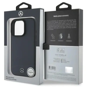 Hurtownia GSM - Etui Mercedes MEHMP16X23RBARV Apple iPhone 16 Pro Max hardcase Textured And Plain Leather MagSafe granatowy/navy - MRS270 - {ean13} - Hurt