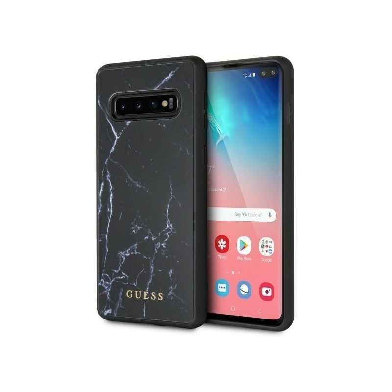 Guess GUHCS10PHYMABK S10 Plus G975 black hard case Marble