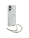 Hurtownia GSM - Etui Guess GUHMP16MHGCRELST Apple iPhone 16 Plus hardcase IML Glitter With Pearl Strap MagSafe przeźroczysty/transparent - GUE4141 - {ean13} - Hurt