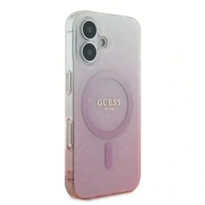 Wholesale Guess GUHMP16MHGRCELP Apple iPhone 16 Plus hardcase IML Glitter Gradient MagSafe pink - GUE4142 - {ean13} - Hurt
