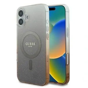 Wholesale Guess GUHMP16MHGRCELW Apple iPhone 16 Plus hardcase IML Glitter Gradient MagSafe brown - GUE4143 - {ean13} - Hurt
