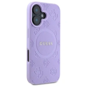 Hurtownia GSM - Guess GUHMP16MPSAPSMEU Apple iPhone 16 Plus kemény tok Saffiano Peony Classic Logo MagSafe lila - GUE4144 - {ean13} - Hurt