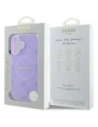 Hurtownia GSM - Guess GUHMP16MPSAPSMEU Apple iPhone 16 Plus kemény tok Saffiano Peony Classic Logo MagSafe lila - GUE4144 - {ean13} - Hurt