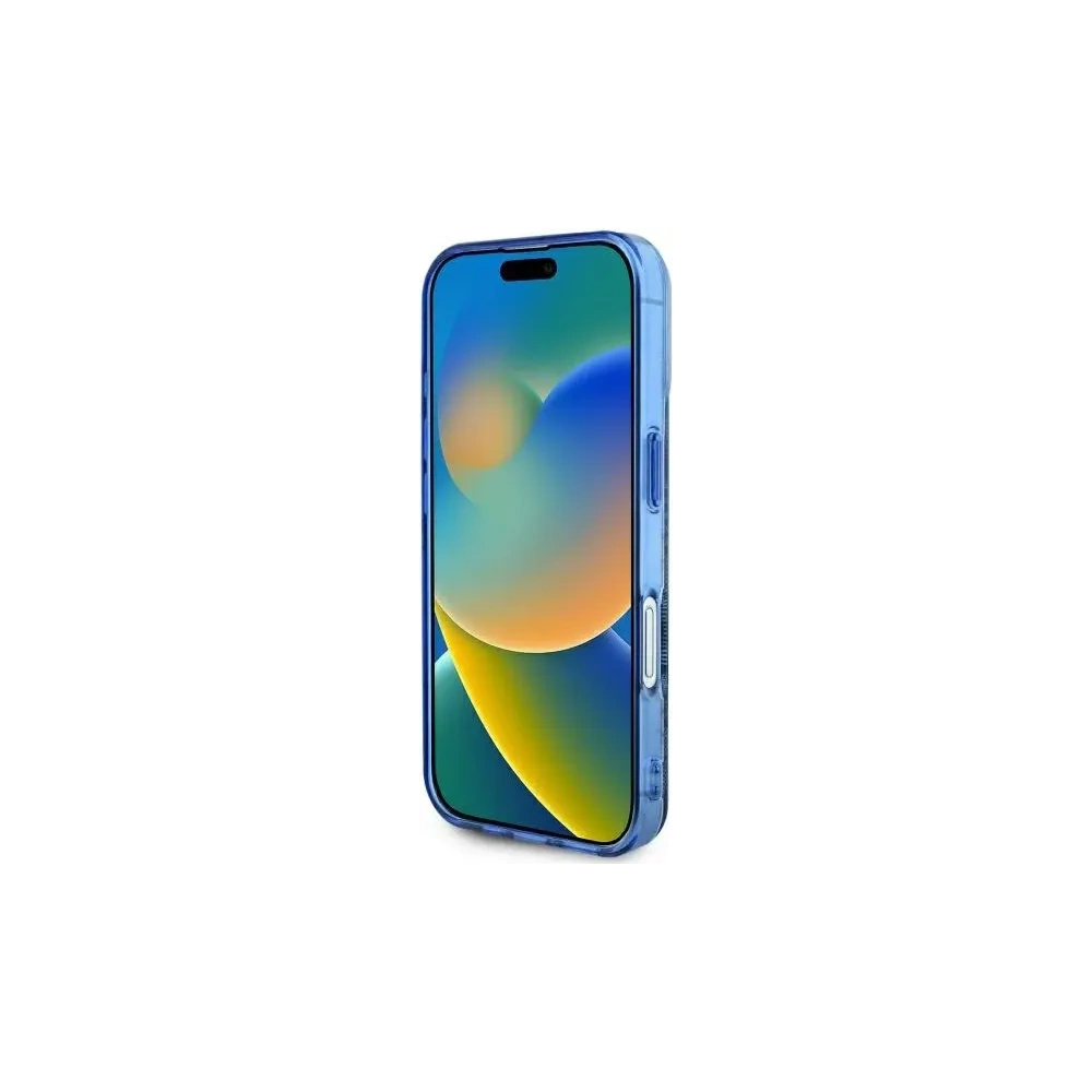 Hurtownia GSM - Etui Guess GUHMP16SH4PYEEB Apple iPhone 16 hardcase IML Peony On 4G Background MagSafe niebieski/blue - GUE4145 - {ean13} - Hurt