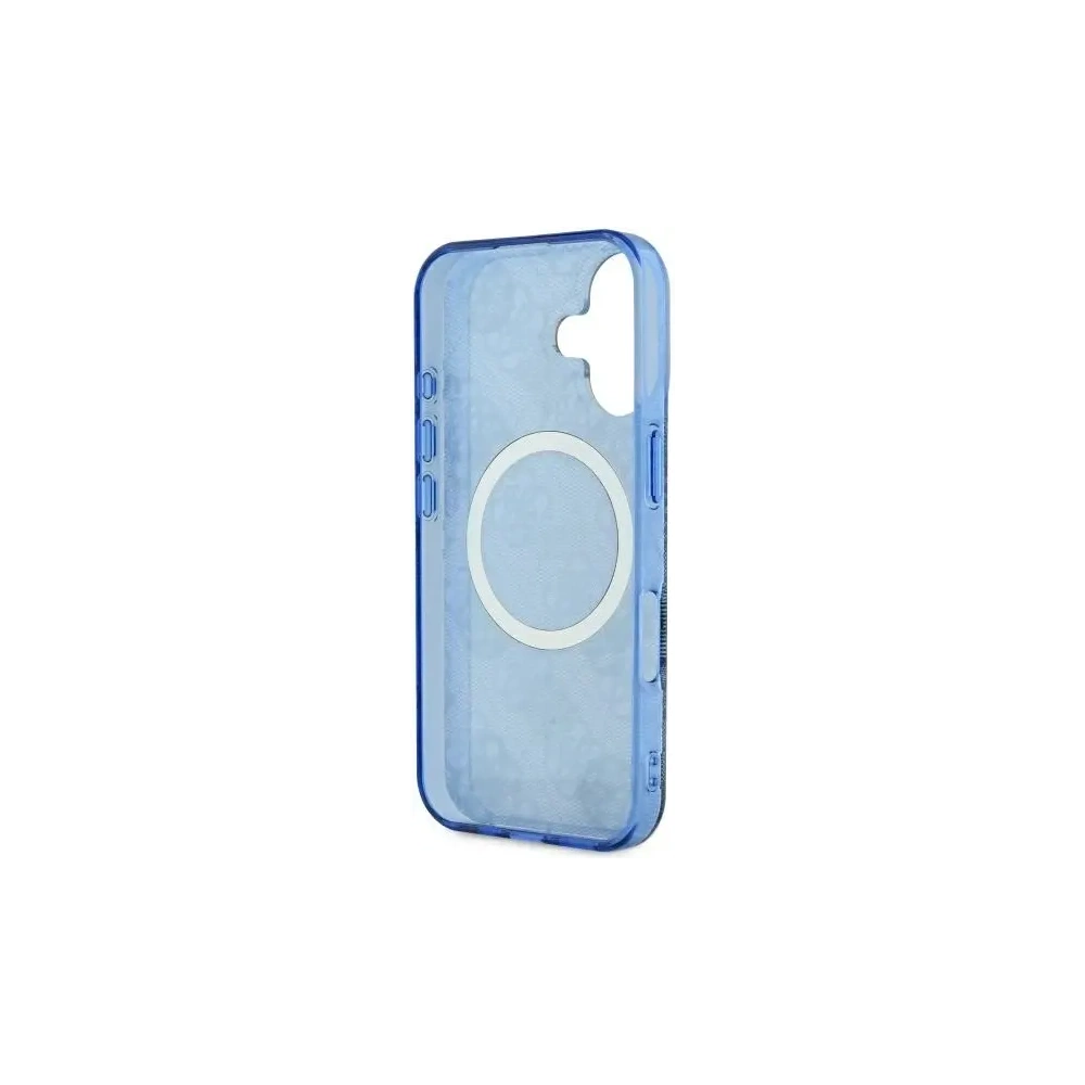 Hurtownia GSM - Etui Guess GUHMP16SH4PYEEB Apple iPhone 16 hardcase IML Peony On 4G Background MagSafe niebieski/blue - GUE4145 - {ean13} - Hurt