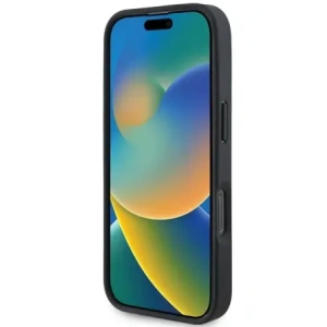 Mercedes MEHMP16X23RBGVR Apple iPhone 16 Pro Max kemény tok MB Fa Imitáció Bőr MagSafe piros