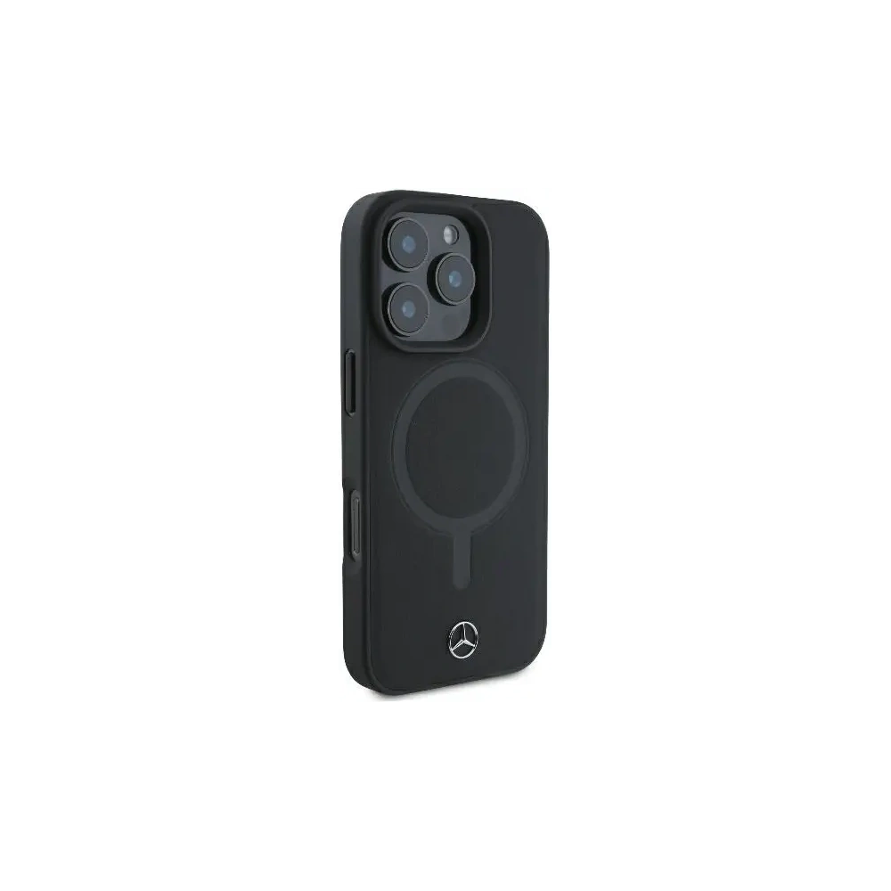 Hurtownia GSM - Mercedes MEHMP16X23RCMK Apple iPhone 16 Pro Max Hartschale Glattes Leder MagSafe schwarz - MRS273 - {ean13} - Hurt