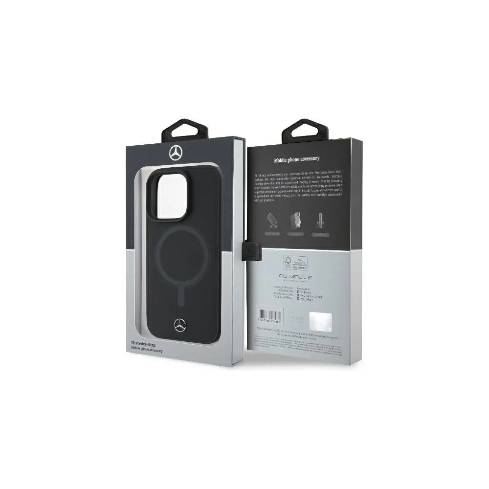 Hurtownia GSM - Mercedes MEHMP16X23RCMK Apple iPhone 16 Pro Max Hartschale Glattes Leder MagSafe schwarz - MRS273 - {ean13} - Hurt