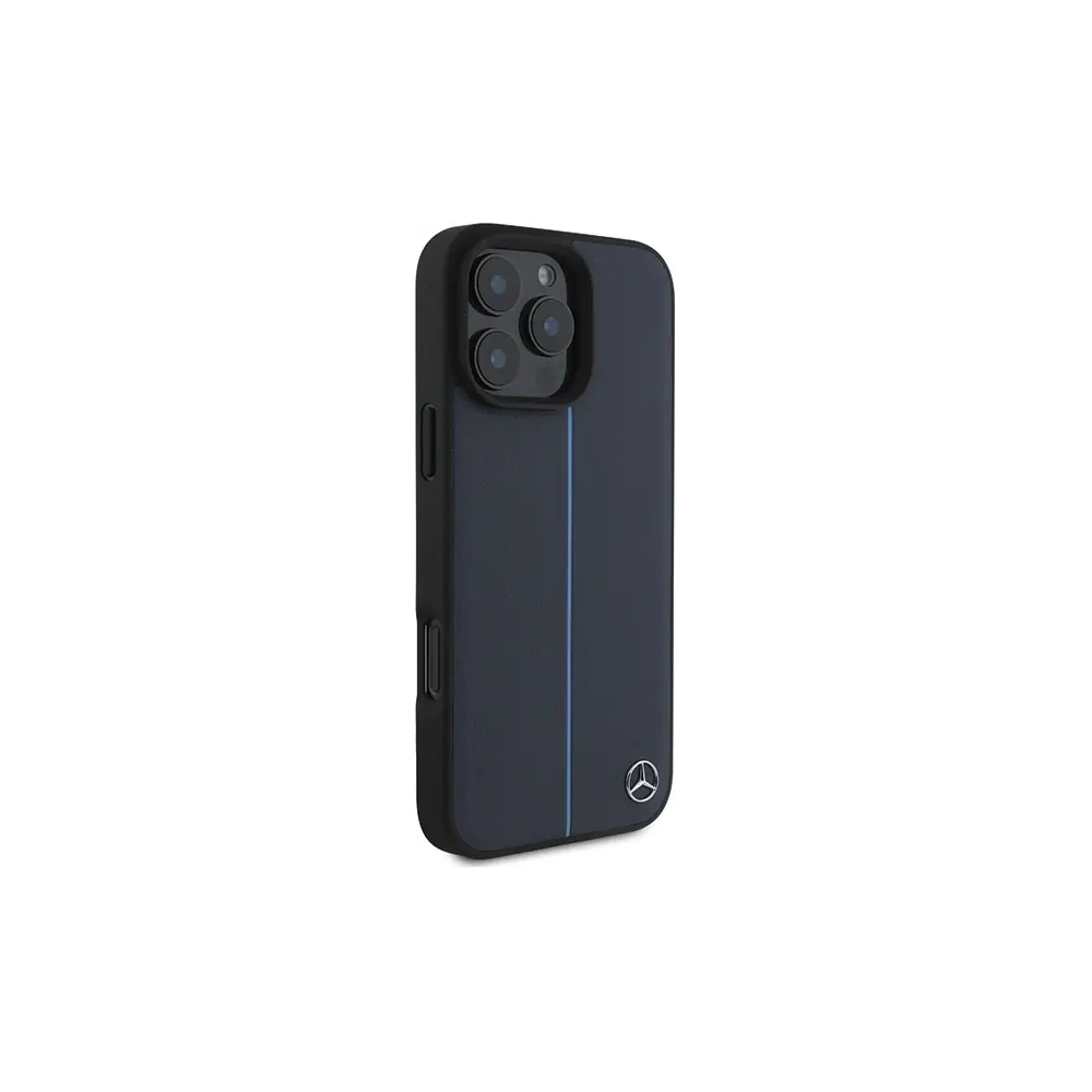 Hurtownia GSM - Mercedes MEHMP16X23RURBV Apple iPhone 16 Pro Max Hartschale MB Blue Line Leder MagSafe navy - MRS275 - {ean13} - Hurt