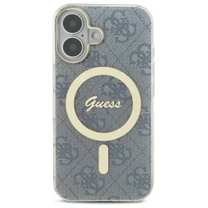 Etui Guess GUHMP16SH4STB Apple iPhone 16 hardcase IML 4G MagSafe niebieski/blue