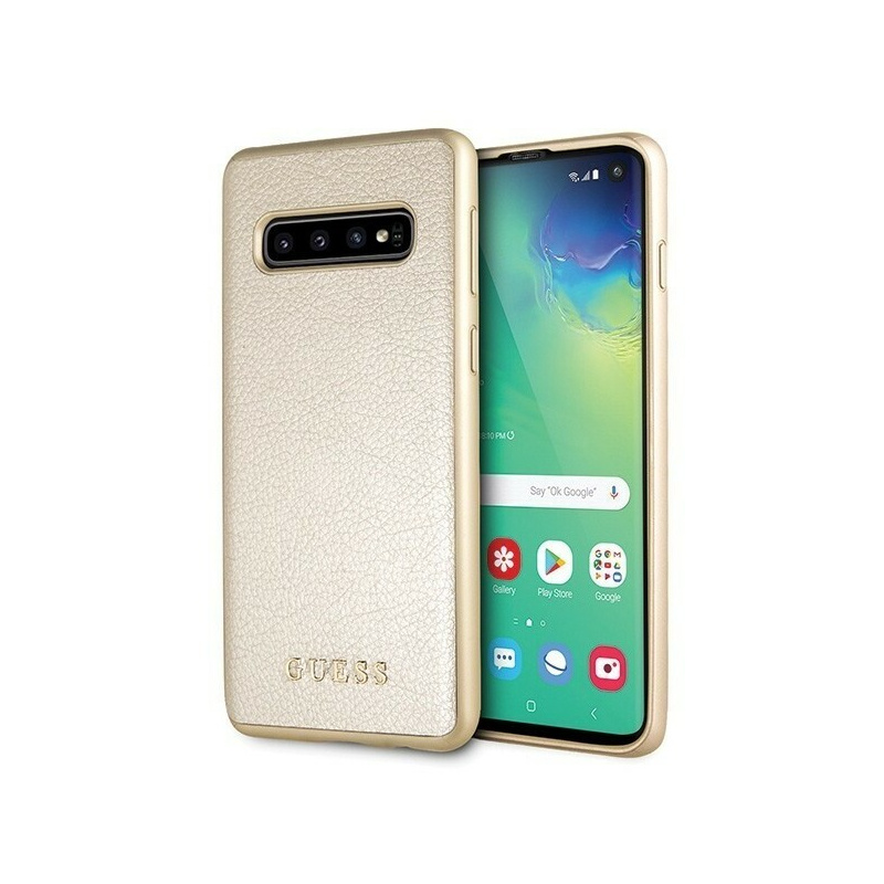 Hurtownia Guess - 3700740448366 - [KOSZ] - Etui Guess GUHCS10PIGLGO Samsung Galaxy S10+ Plus złoty/gold hard case Iridescent - B2B homescreen