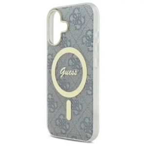 Etui Guess GUHMP16SH4STB Apple iPhone 16 hardcase IML 4G MagSafe niebieski/blue