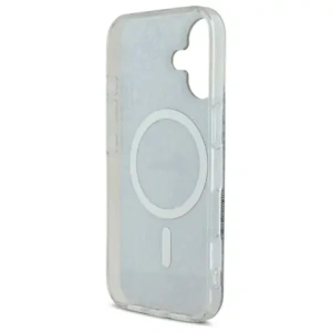 Etui Guess GUHMP16SH4STB Apple iPhone 16 hardcase IML 4G MagSafe niebieski/blue