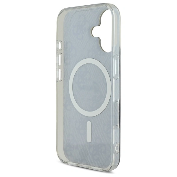 Kryt Guess GUHMP16SH4STK Apple iPhone 16 hardcase IML 4G MagSafe black