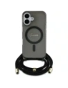 Hurtownia GSM - Etui Guess GUHMP16SHCTSGNSK Apple iPhone 16 hardcase Crossbody Cord Script MagSafe černý/black - GUE4150 - {ean13} - Hurt