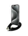 Hurtownia GSM - Etui Guess GUHMP16SHCTSGNSK Apple iPhone 16 hardcase Crossbody Cord Script MagSafe černý/black - GUE4150 - {ean13} - Hurt