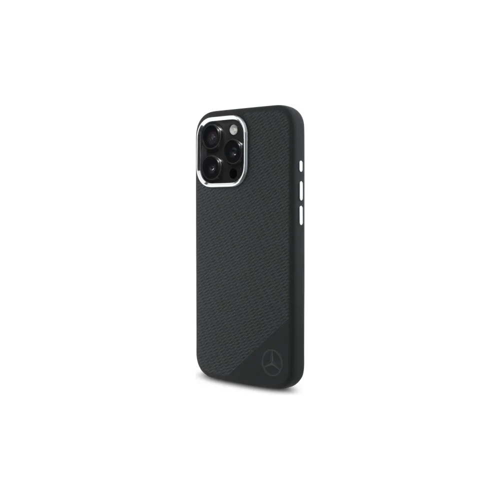 Hurtownia GSM - Etui Mercedes MEHMP16X23SUGDK Apple iPhone 16 Pro Max hardcase silikonový Tonal Logo Dřevěný vzor MagSafe černý/black - MRS276 - {ean13} - Hurt
