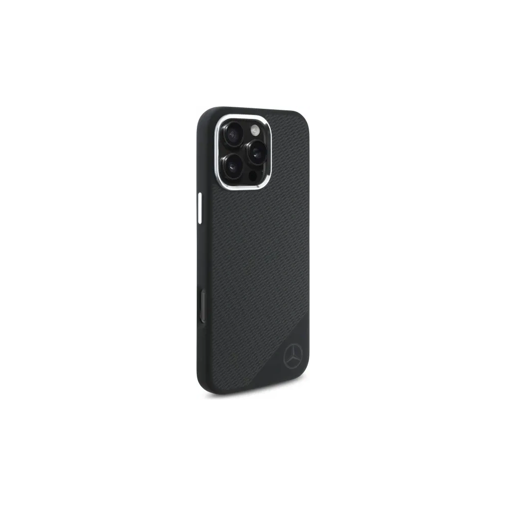 Hurtownia GSM - Etui Mercedes MEHMP16X23SUGDK Apple iPhone 16 Pro Max hardcase silikonový Tonal Logo Dřevěný vzor MagSafe černý/black - MRS276 - {ean13} - Hurt
