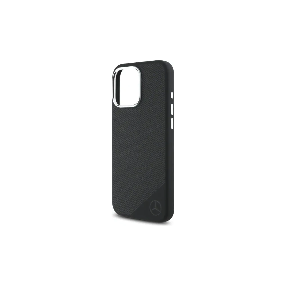 Hurtownia GSM - Mercedes MEHMP16X23SUGDK Apple iPhone 16 Pro Max Hartschale Silikon Tonales Logo Holz Muster MagSafe schwarz - MRS276 - {ean13} - Hurt
