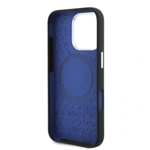 Hurtownia GSM - Etui Mercedes MEHMP16X23SUMBK Apple iPhone 16 Pro Max hardcase Silicone Blue Stripe MagSafe czarny/black - MRS277 - {ean13} - Hurt