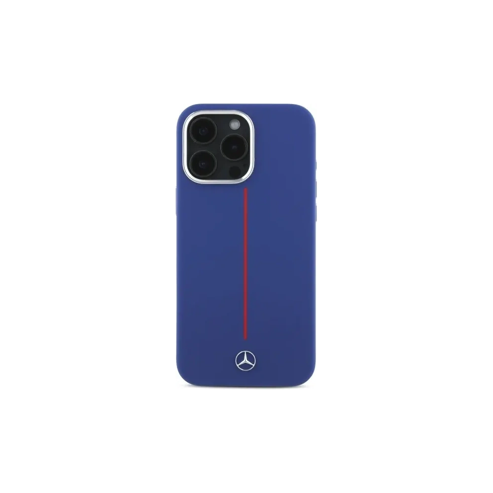 Hurtownia GSM - Etui Mercedes MEHMP16X23SUMRV Apple iPhone 16 Pro Max hardcase Silicone Red Stripe MagSafe granátový/navy - MRS278 - {ean13} - Hurt