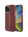 Hurtownia GSM - Mercedes MEHMP16X23SUMSR Apple iPhone 16 Pro Max hardcase Silicon Stripe Alb MagSafe roșu - MRS279 - {ean13} - Hurt