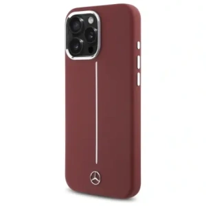 Hurtownia GSM - Etui Mercedes MEHMP16X23SUMSR Apple iPhone 16 Pro Max hardcase Silicone White Stripe MagSafe czerwony/red - MRS279 - {ean13} - Hurt