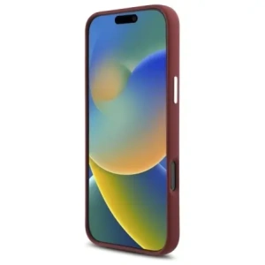 Mercedes MEHMP16X23SUMSR Apple iPhone 16 Pro Max kemény tok Szilikon Fehér Csík MagSafe piros