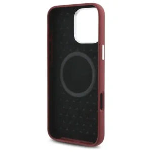 Hurtownia GSM - Etui Mercedes MEHMP16X23SUMSR Apple iPhone 16 Pro Max hardcase Silicone White Stripe MagSafe czerwony/red - MRS279 - {ean13} - Hurt