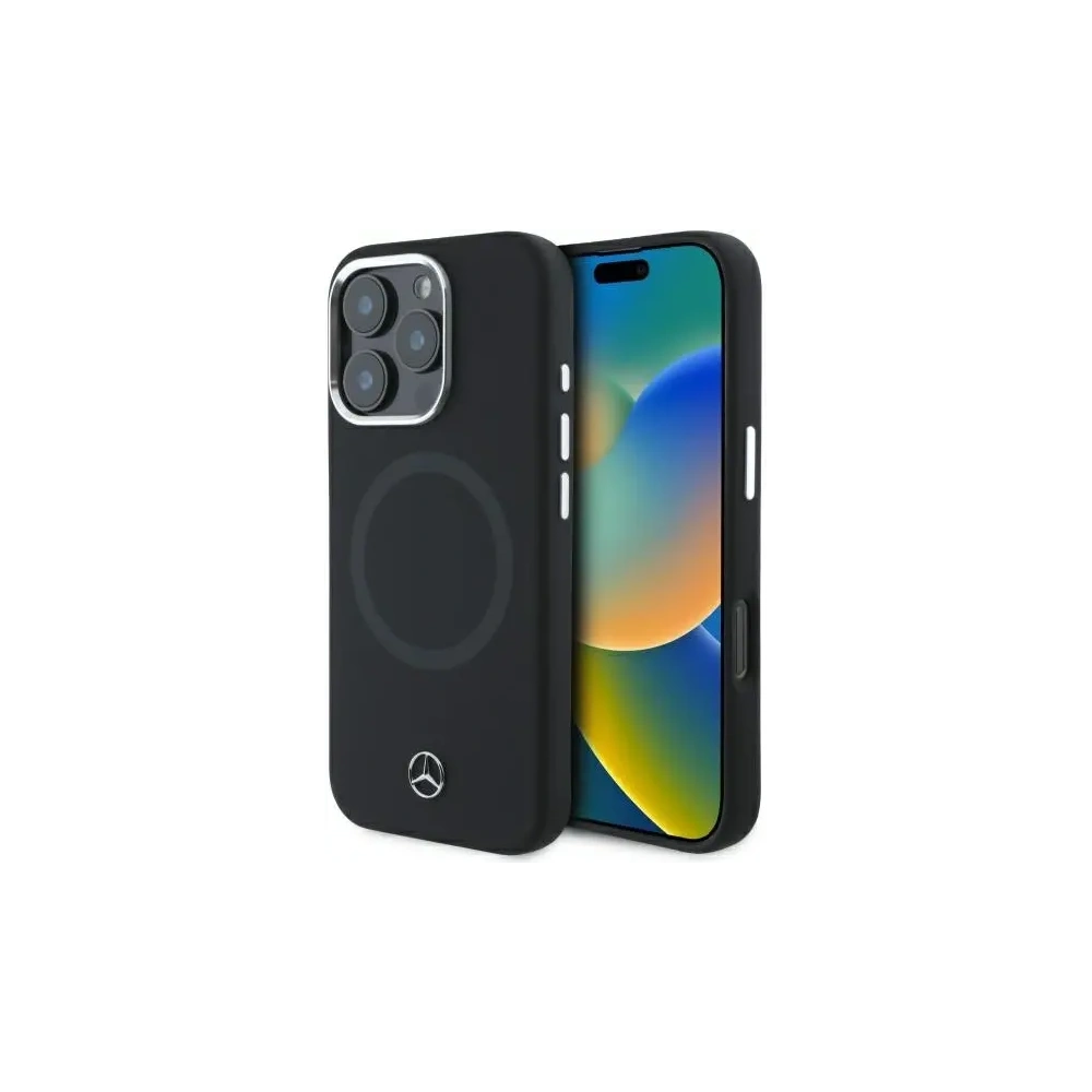 Hurtownia GSM - Etui Mercedes MEHMP16X23SUTTK Apple iPhone 16 Pro Max hardcase Silicone Tonal Logo MagSafe czarny/black - MRS280 - {ean13} - Hurt