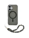 Hurtownia GSM - Guess GUHMP16SHGCRELSK Apple iPhone 16 Hardcase IML Glitter mit Perlenarmband MagSafe schwarz - GUE4155 - {ean13} - Hurt