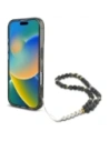 Hurtownia GSM - Etui Guess GUHMP16SHGCRELSK Apple iPhone 16 hardcase IML Glitter With Pearl Strap MagSafe czarny/czarny - GUE4155 - {ean13} - Hurt