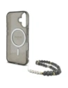 Hurtownia GSM - Guess GUHMP16SHGCRELSK Apple iPhone 16 Hardcase IML Glitter mit Perlenarmband MagSafe schwarz - GUE4155 - {ean13} - Hurt