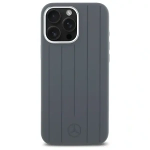 Wholesale Mercedes MEHMP16X23SUVSA Apple iPhone 16 Pro Max hardcase Silicone Vertical Tonal Stripes MagSafe grey - MRS281 - {ean13} - Hurt