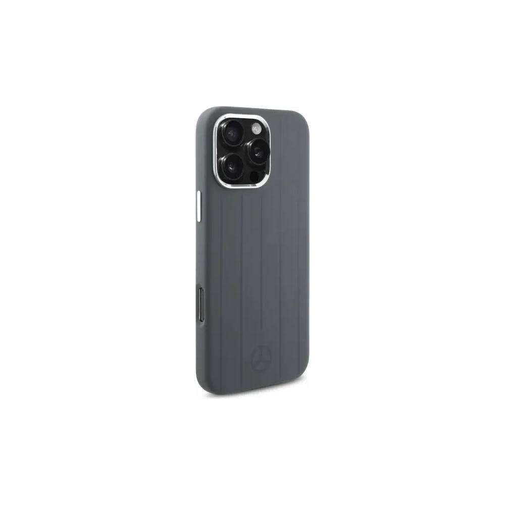 Hurtownia GSM - Etui Mercedes MEHMP16X23SUVSA Apple iPhone 16 Pro Max hardcase silikonové vertikální pruhy MagSafe šedé/grey - MRS281 - {ean13} - Hurt
