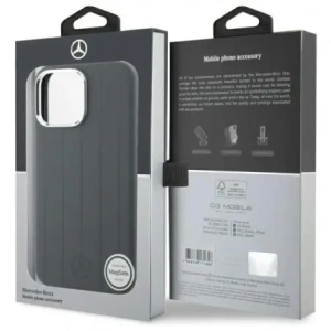 Wholesale Mercedes MEHMP16X23SUVSA Apple iPhone 16 Pro Max hardcase Silicone Vertical Tonal Stripes MagSafe grey - MRS281 - {ean13} - Hurt