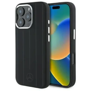 Hurtownia GSM - Etui Mercedes MEHMP16X23SUVSK Apple iPhone 16 Pro Max hardcase Silicone Vertical Tonal Stripes MagSafe czarny/black - MRS282 - {ean13} - Hurt