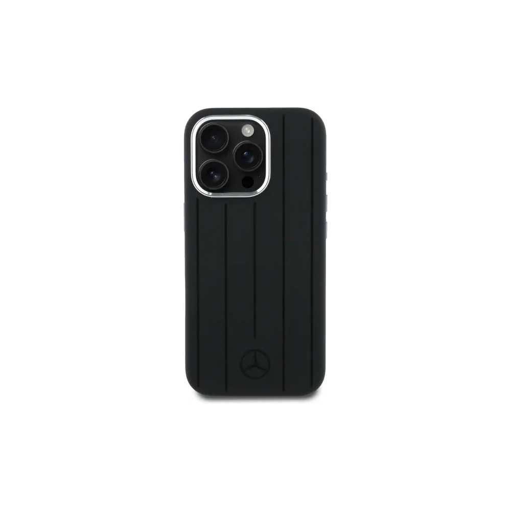Hurtownia GSM - Etui Mercedes MEHMP16X23SUVSK Apple iPhone 16 Pro Max hardcase Silicone Vertical Tonal Stripes MagSafe czarny/black - MRS282 - {ean13} - Hurt