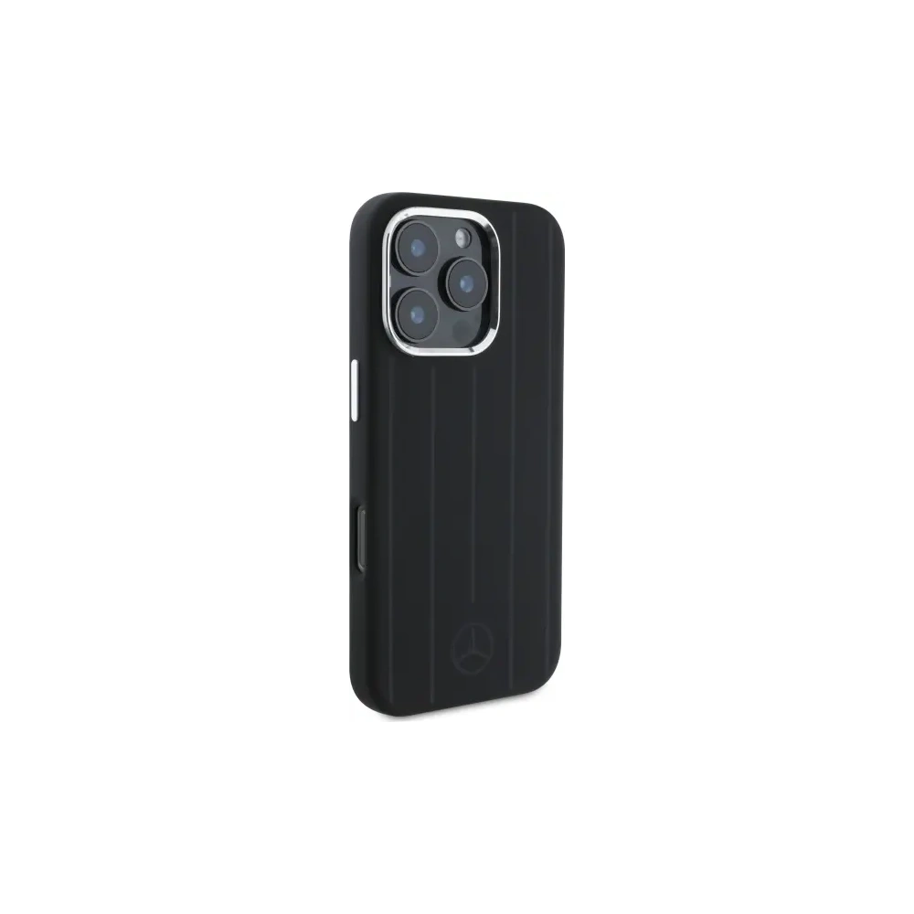 Hurtownia GSM - Etui Mercedes MEHMP16X23SUVSK Apple iPhone 16 Pro Max hardcase Silicone Vertical Tonal Stripes MagSafe czarny/black - MRS282 - {ean13} - Hurt