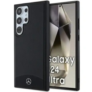 Hurtownia GSM - Etui Mercedes MEHMS24L23RBARK Samsung Galaxy S24 Ultra hardcase Leather Textured & Plain MagSafe czarny/black - MRS283 - {ean13} - Hurt