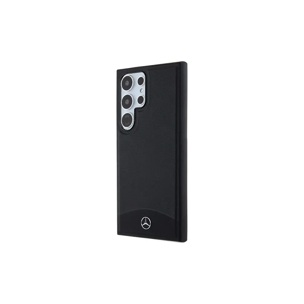 Hurtownia GSM - Mercedes MEHMS24L23RBARK Samsung Galaxy S24 Ultra husă din piele texturată & simplă MagSafe neagră - MRS283 - {ean13} - Hurt