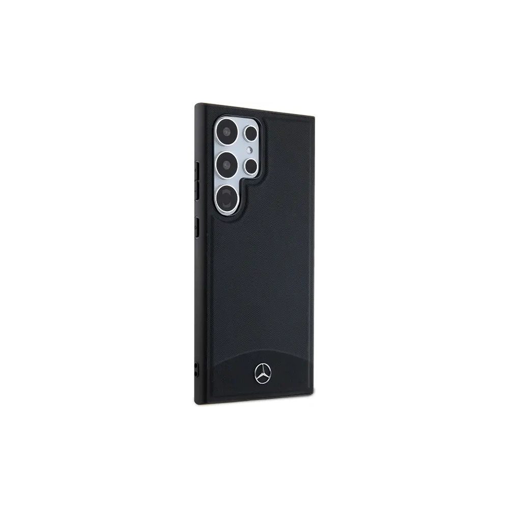 Hurtownia GSM - Mercedes MEHMS24L23RBARK Samsung Galaxy S24 Ultra husă din piele texturată & simplă MagSafe neagră - MRS283 - {ean13} - Hurt