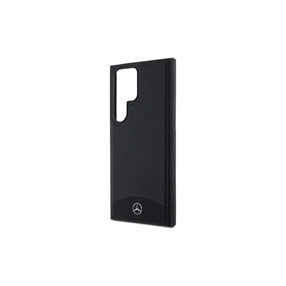 Hurtownia GSM - Mercedes MEHMS24L23RBARK Samsung Galaxy S24 Ultra husă din piele texturată & simplă MagSafe neagră - MRS283 - {ean13} - Hurt