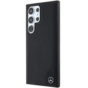 Hurtownia GSM - Mercedes MEHMS24L23RBGVK Samsung Galaxy S24 Ultra Hartschale Leder Prägung Linie MagSafe schwarz - MRS284 - {ean13} - Hurt