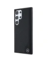 Hurtownia GSM - Mercedes MEHMS24L23RBGVK Samsung Galaxy S24 Ultra husa din piele dură cu linie debossată MagSafe neagră - MRS284 - {ean13} - Hurt