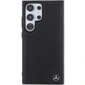Hurtownia GSM - Mercedes MEHMS24L23RBGVK Samsung Galaxy S24 Ultra Hartschale Leder Prägung Linie MagSafe schwarz - MRS284 - {ean13} - Hurt