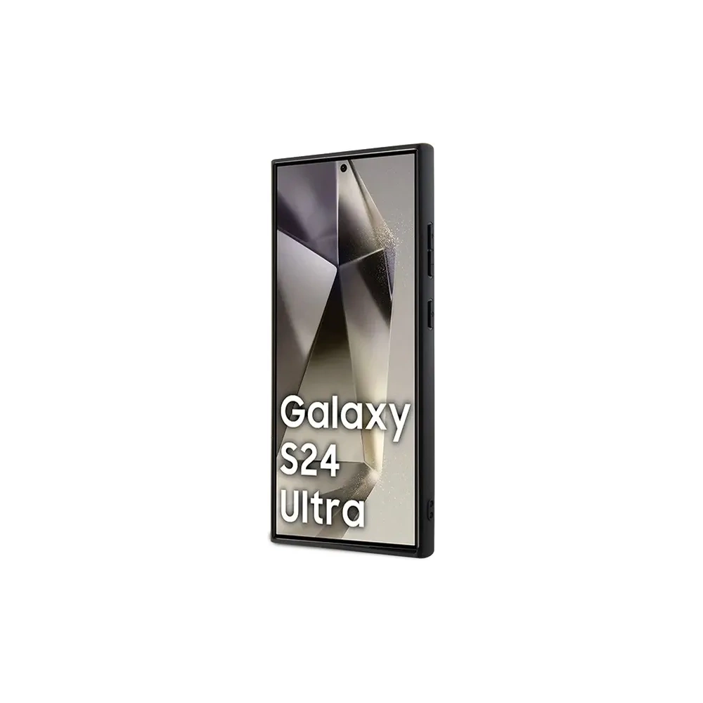 Hurtownia GSM - Mercedes MEHMS24L23RBGVK Samsung Galaxy S24 Ultra kemény tok Bőr Debossed Line MagSafe fekete - MRS284 - {ean13} - Hurt